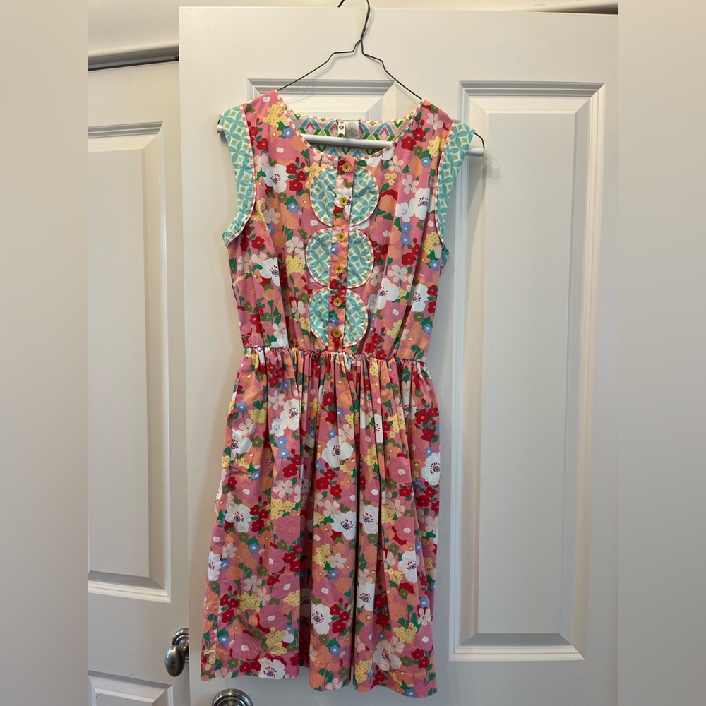 Matilda Jane Pink Floral Sleeveless Dress